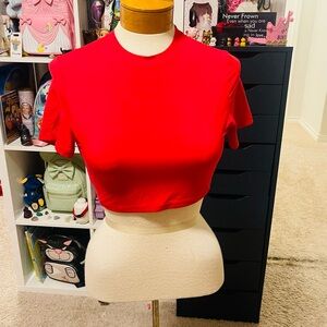 Victorias Secret PINK Red Crop Top